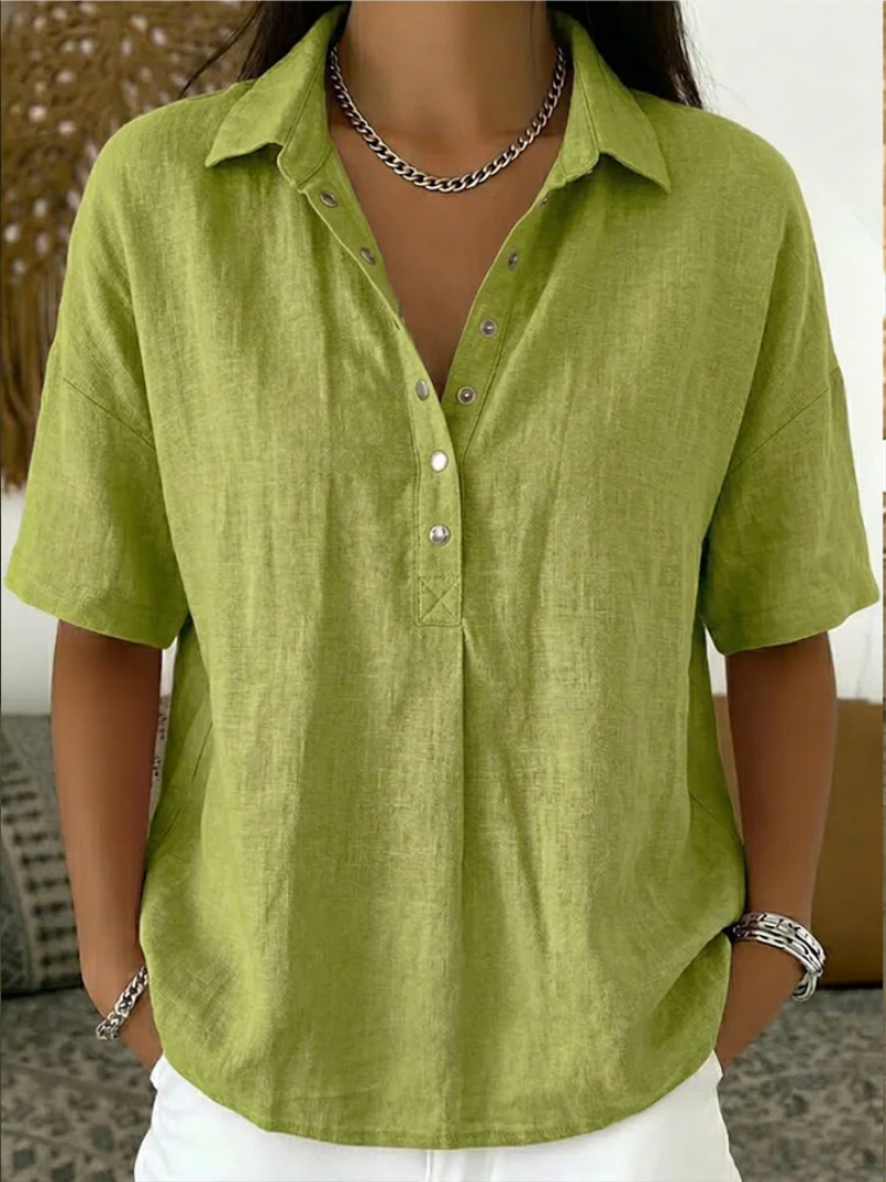 Delise | Classic Collar Blouse