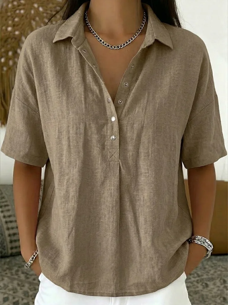Delise | Classic Collar Blouse