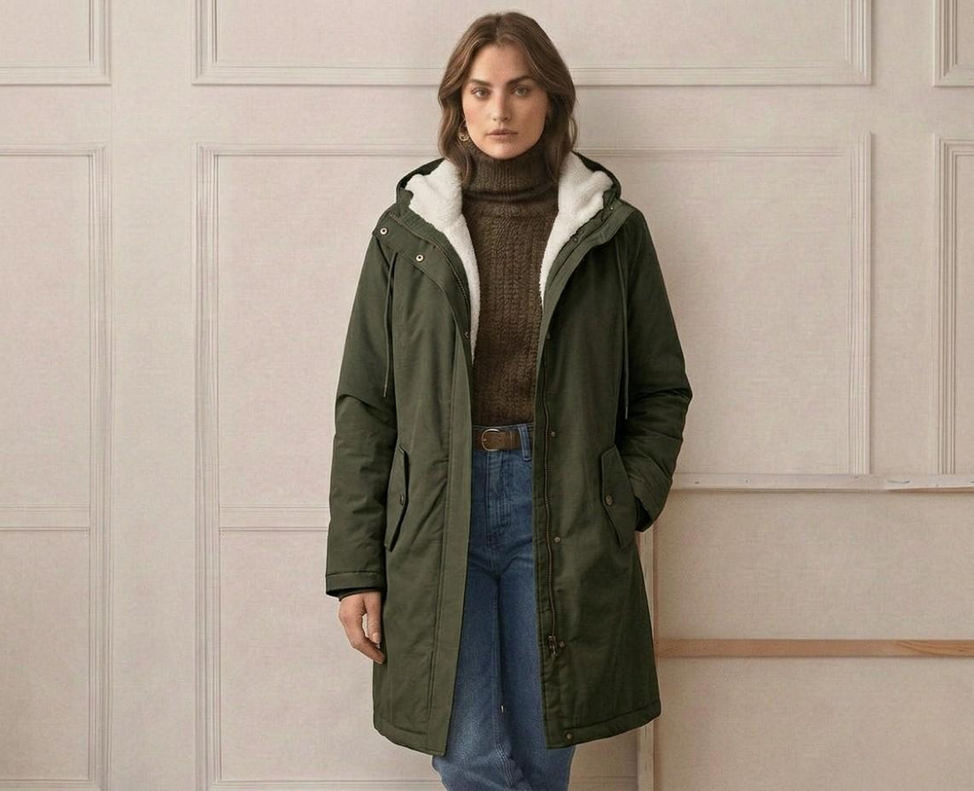 Amelie | Hooded Long Rain Parka