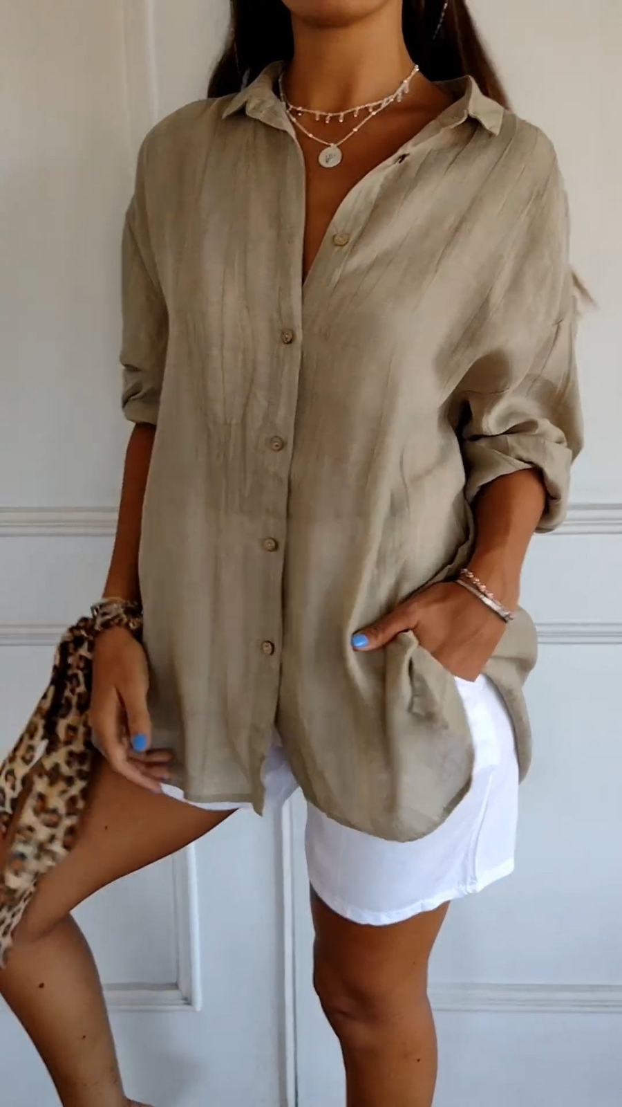 Chloe | Oversized Button-Down Shirt