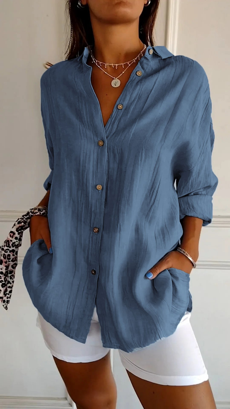 Chloe | Oversized Button-Down Shirt