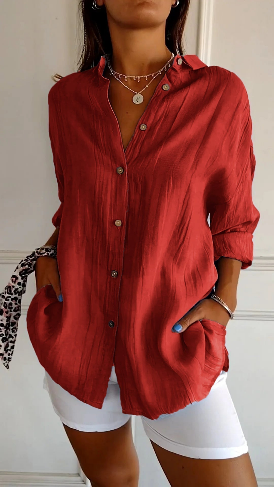 Chloe | Oversized Button-Down Shirt