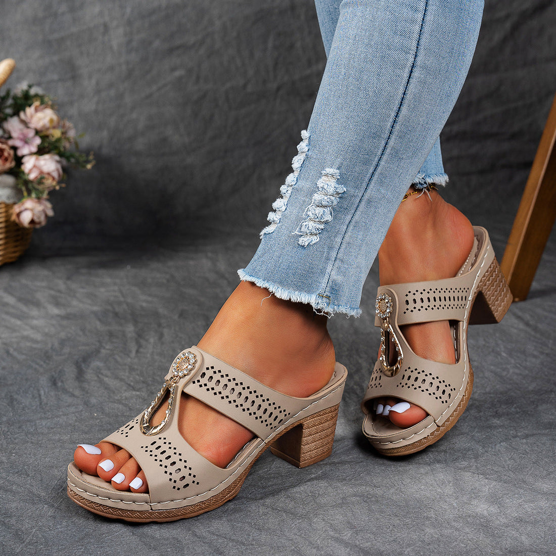 Linda | Comfort Heeled Sandals