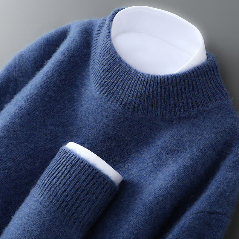 High Neck Wool-Blend Jumper