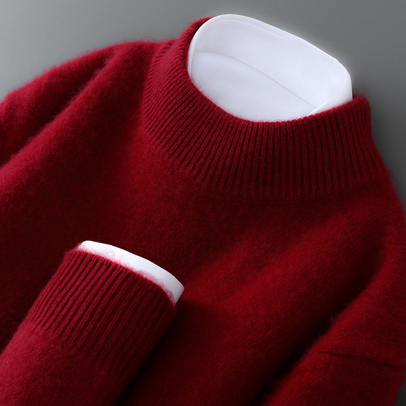 High Neck Wool-Blend Jumper