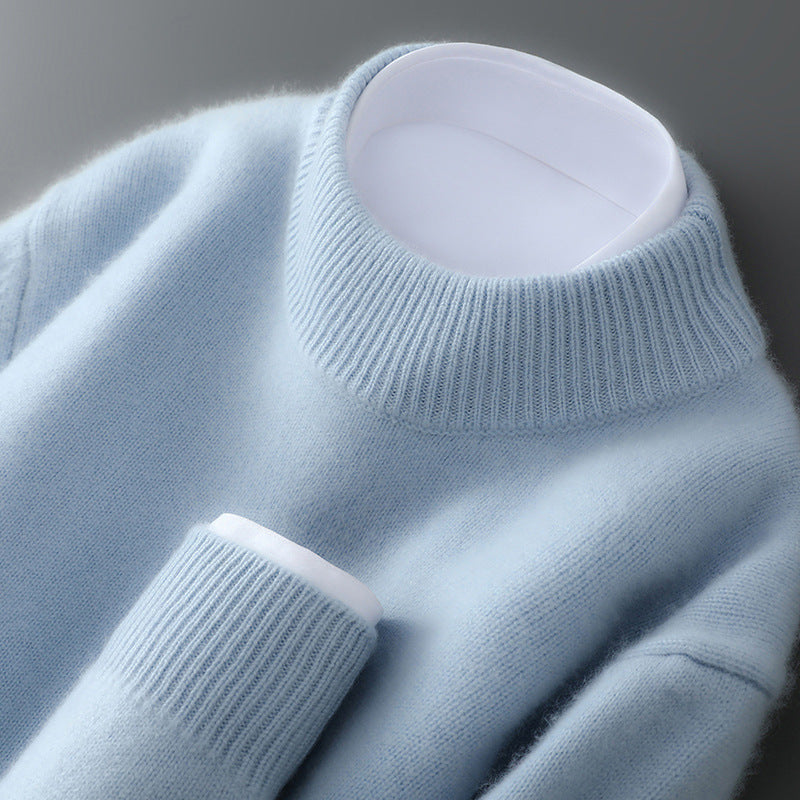 High Neck Wool-Blend Jumper