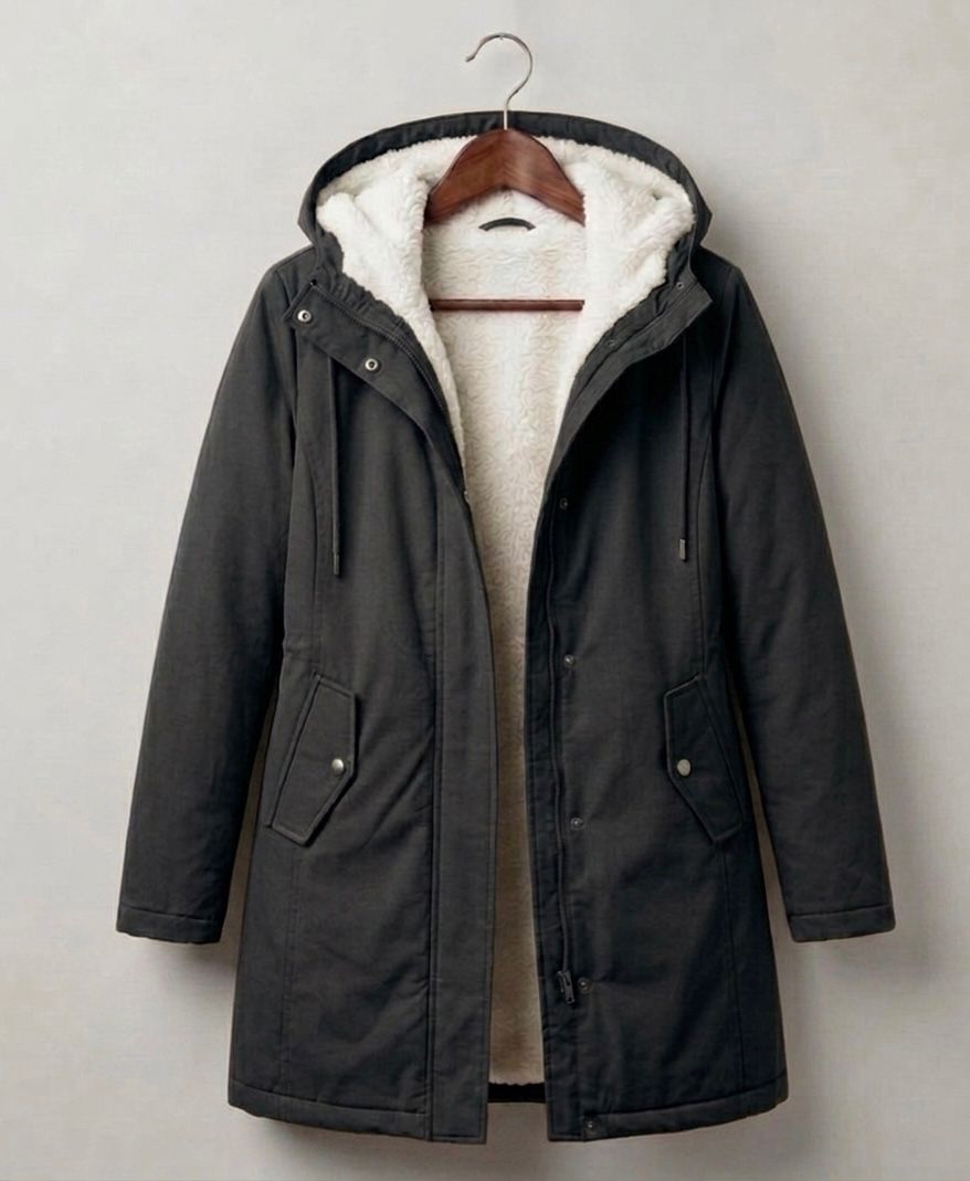 Amelie | Hooded Long Rain Parka