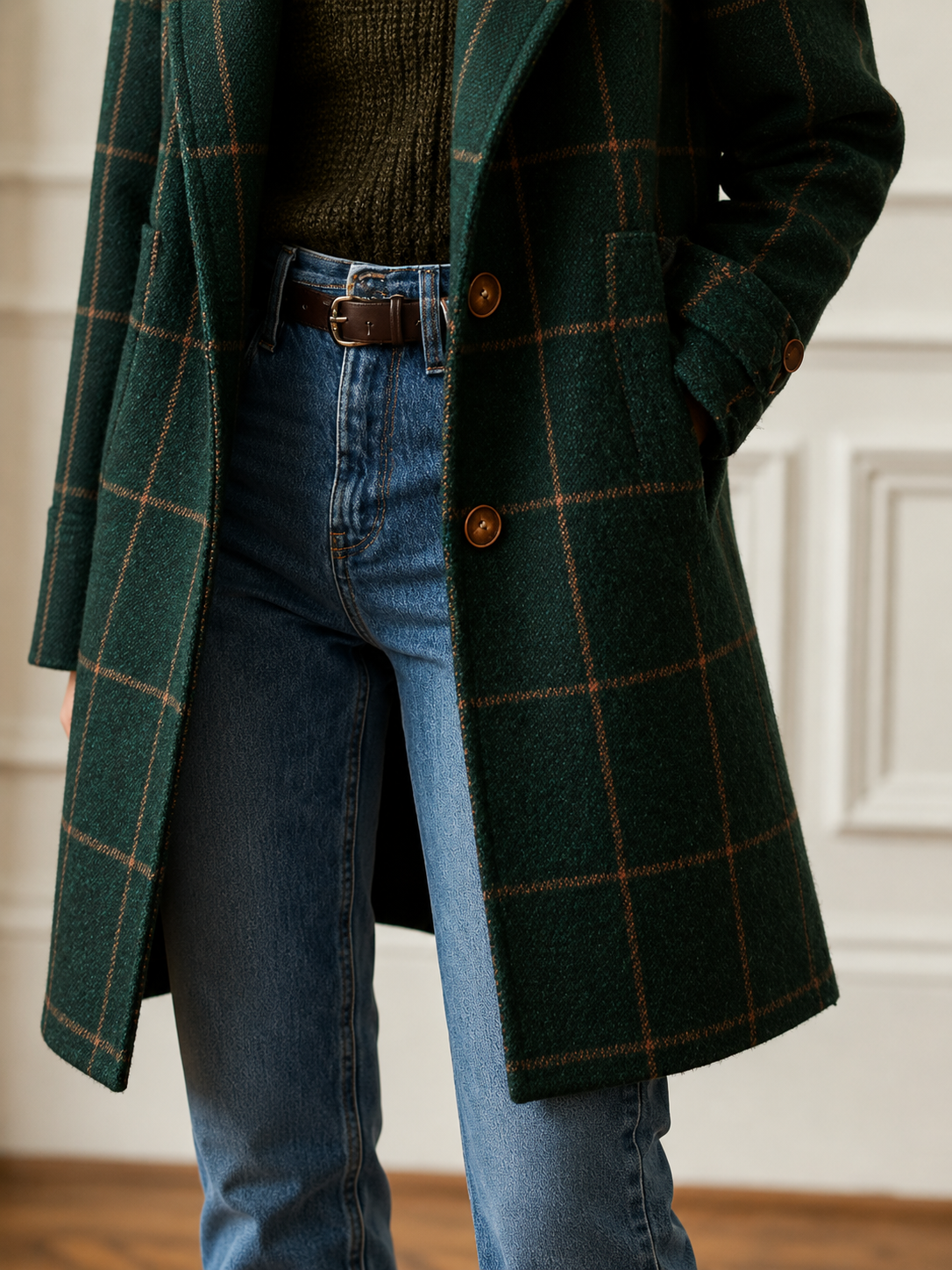 Bethany | Checked Coat