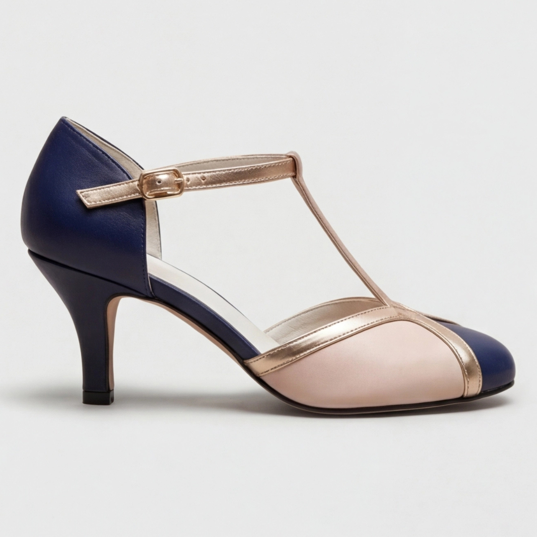 Tazariah | T-Strap Block Heel Sandals