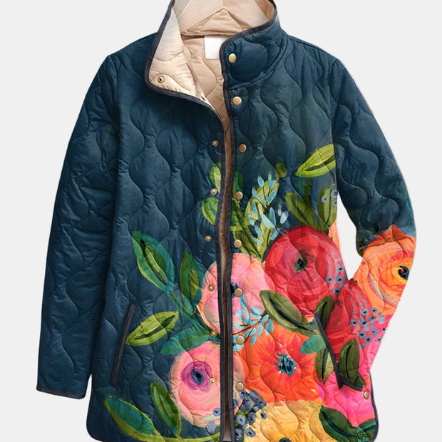 Amaya | Floral Quilted Jacket