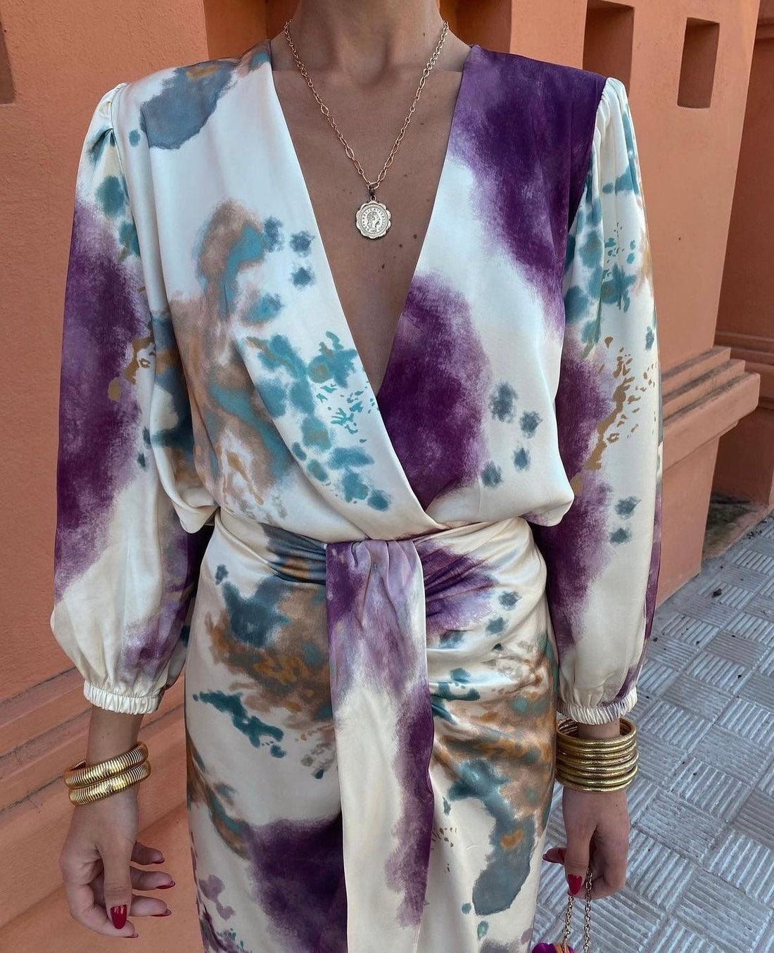 Valeria | Crossover Midi Dress