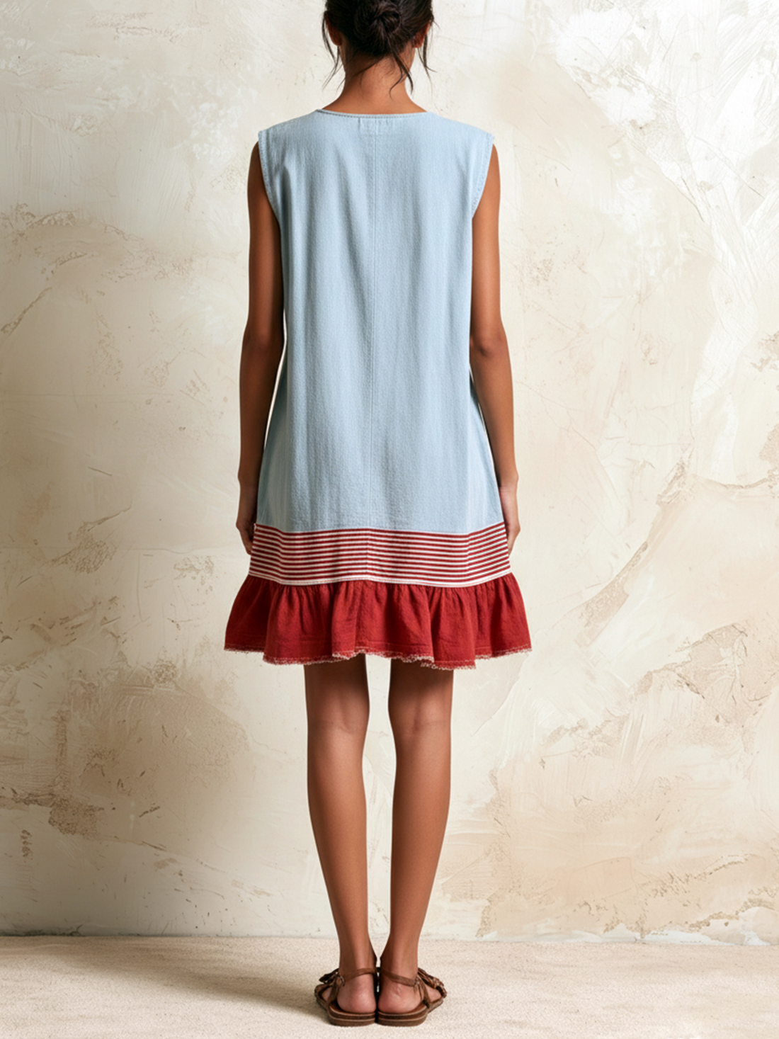 Amaya | Crinkle Sleeveless Dress