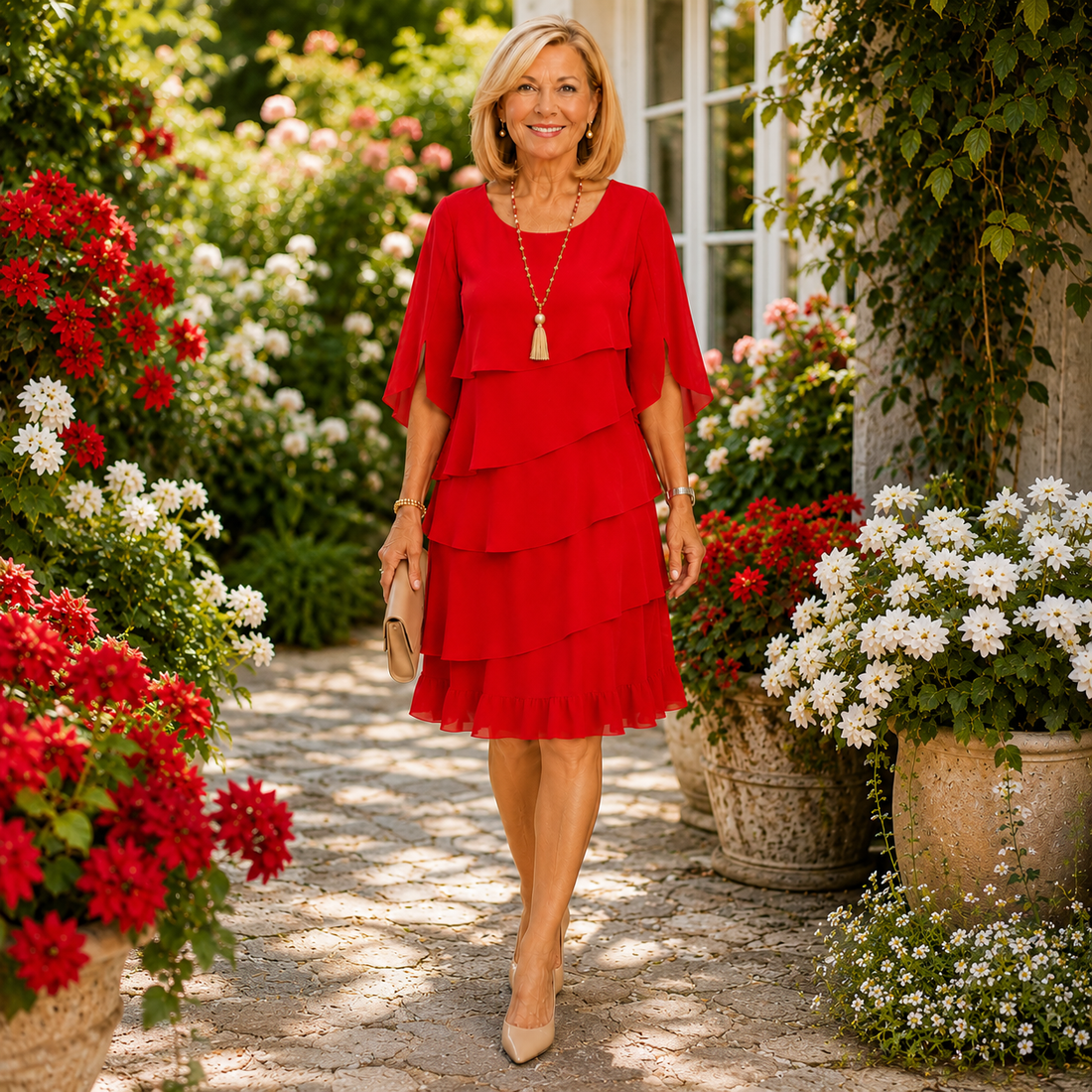 Patricia | Tiered Ruffle Dress