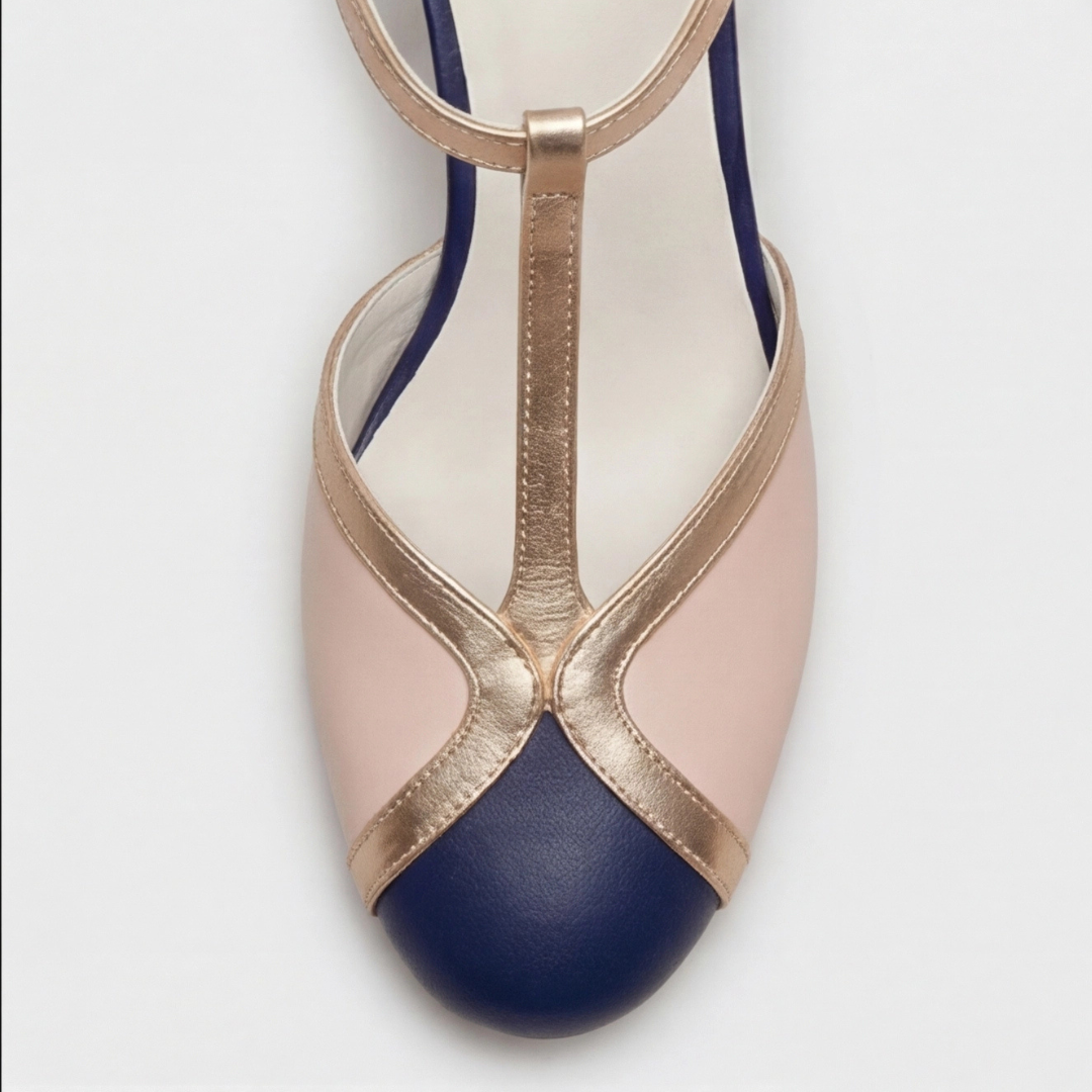 Tazariah | T-Strap Block Heel Sandals