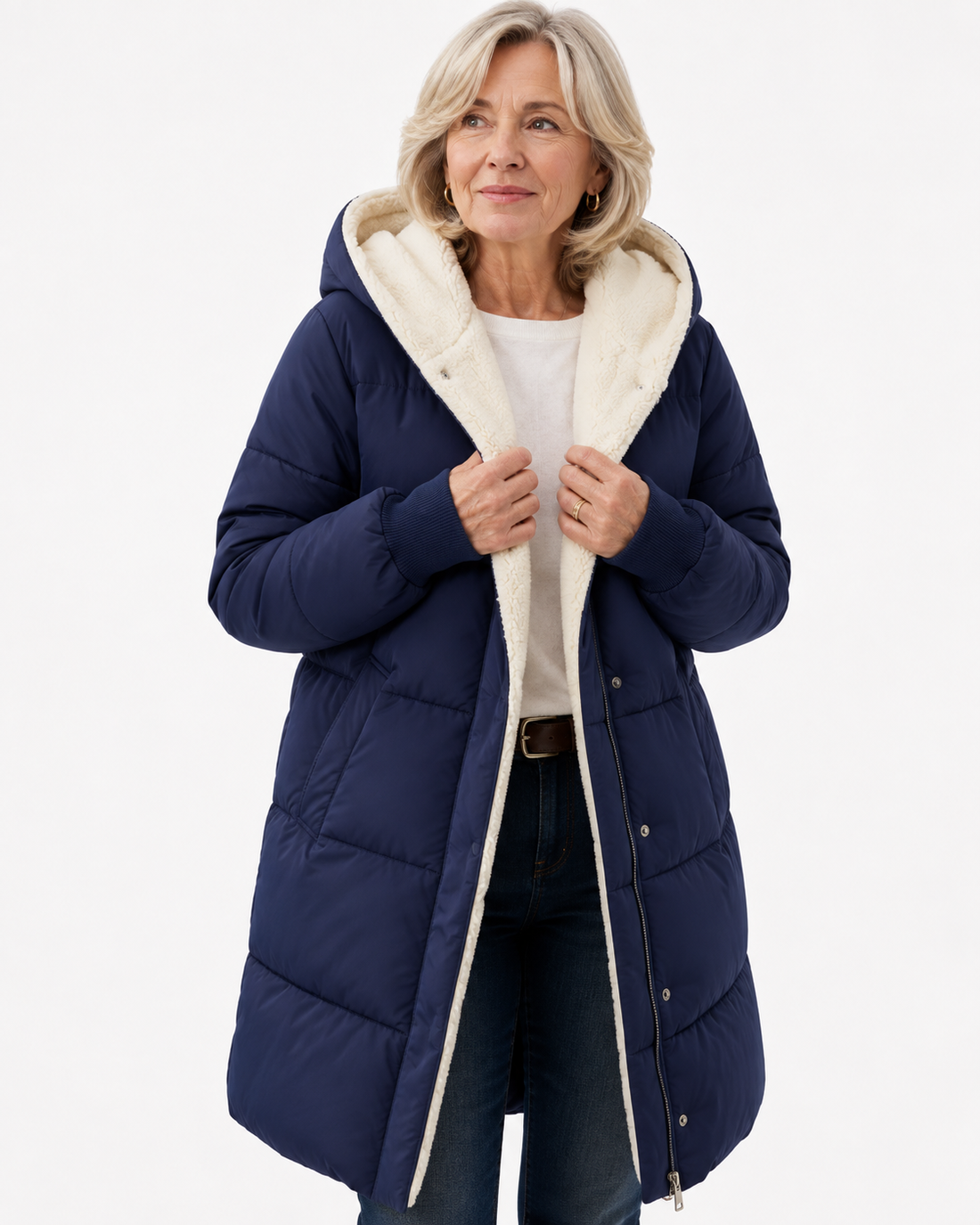 Hooded Quilted Puffer Coat