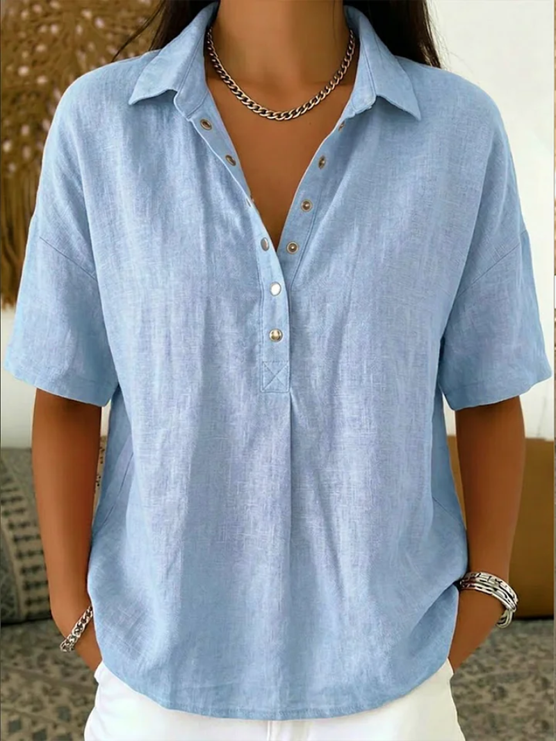 Delise | Classic Collar Blouse