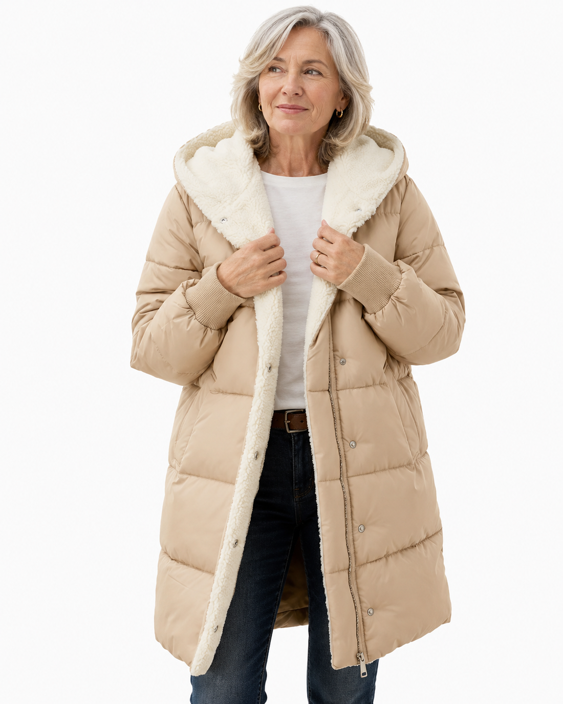Hooded Quilted Puffer Coat