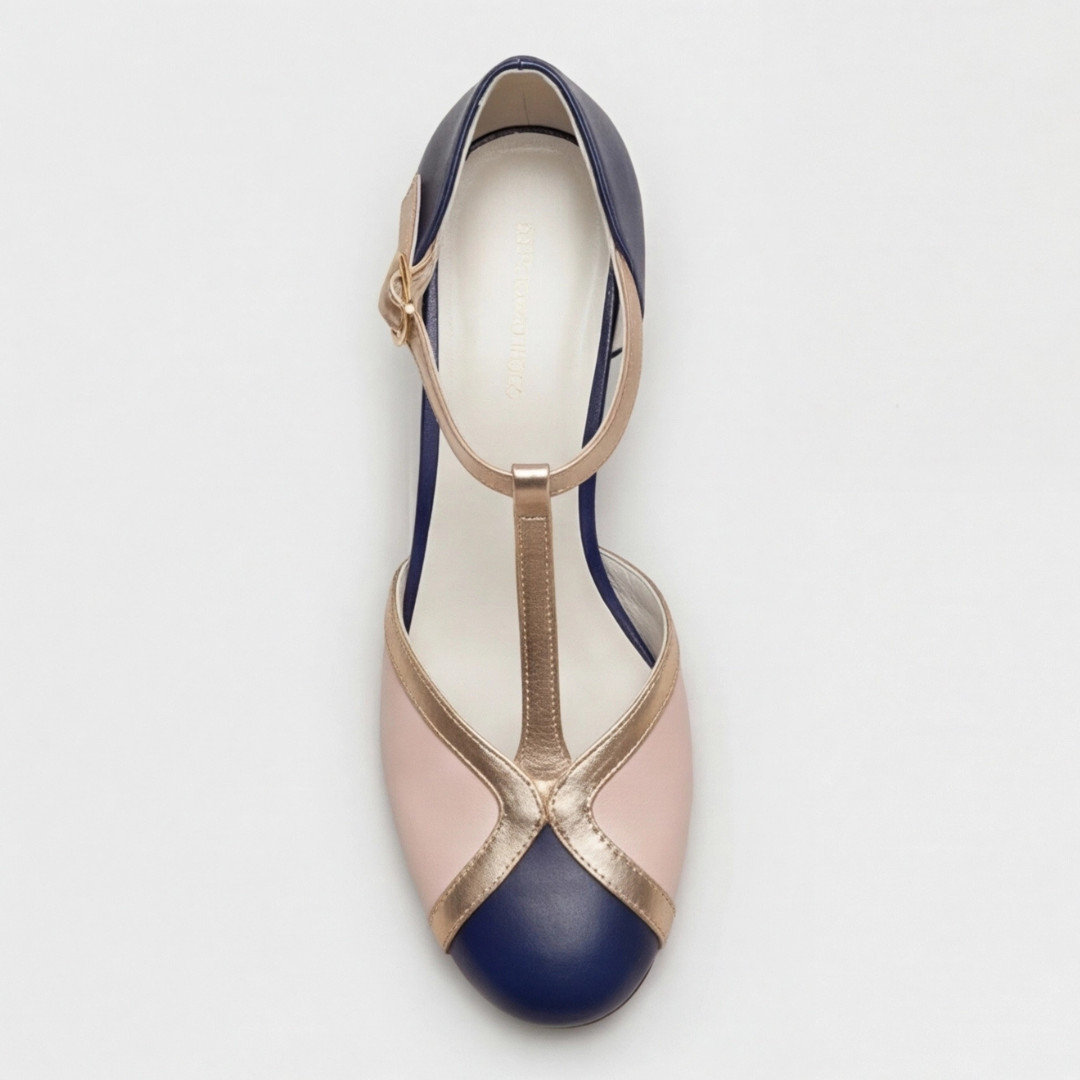 Tazariah | T-Strap Block Heel Sandals