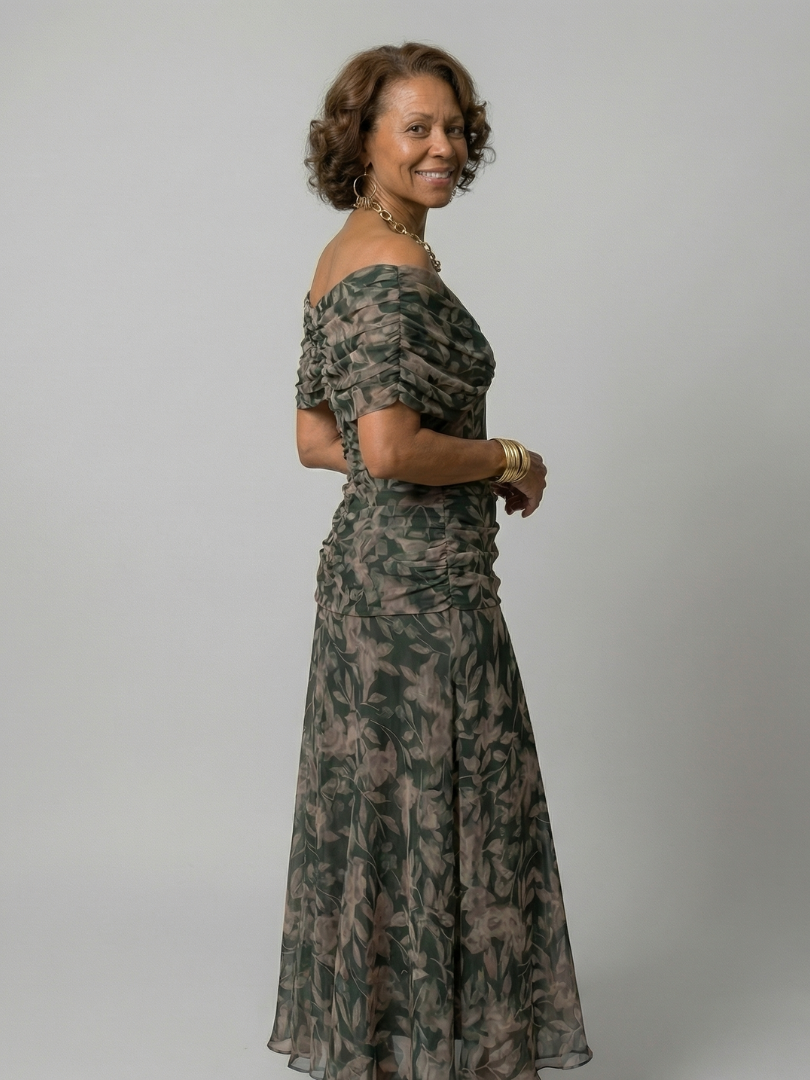 Calen | Off-Shoulder Midi Dress