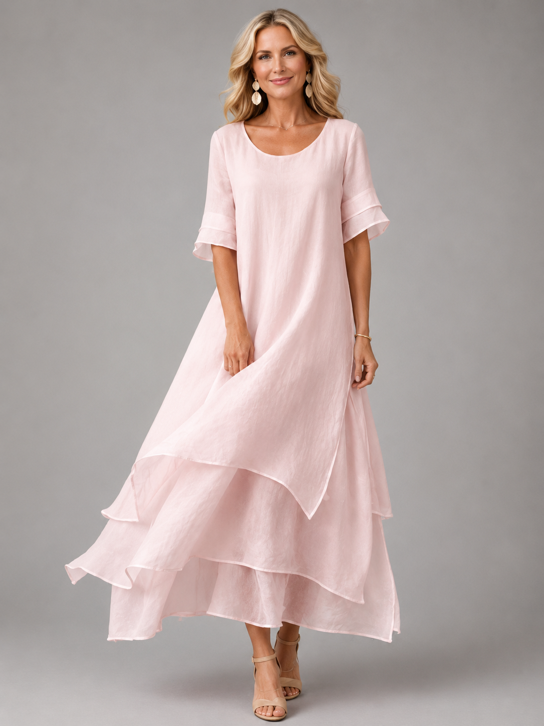 Liora | Tiered Flowing Maxi Dress