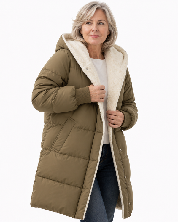 Hooded Quilted Puffer Coat