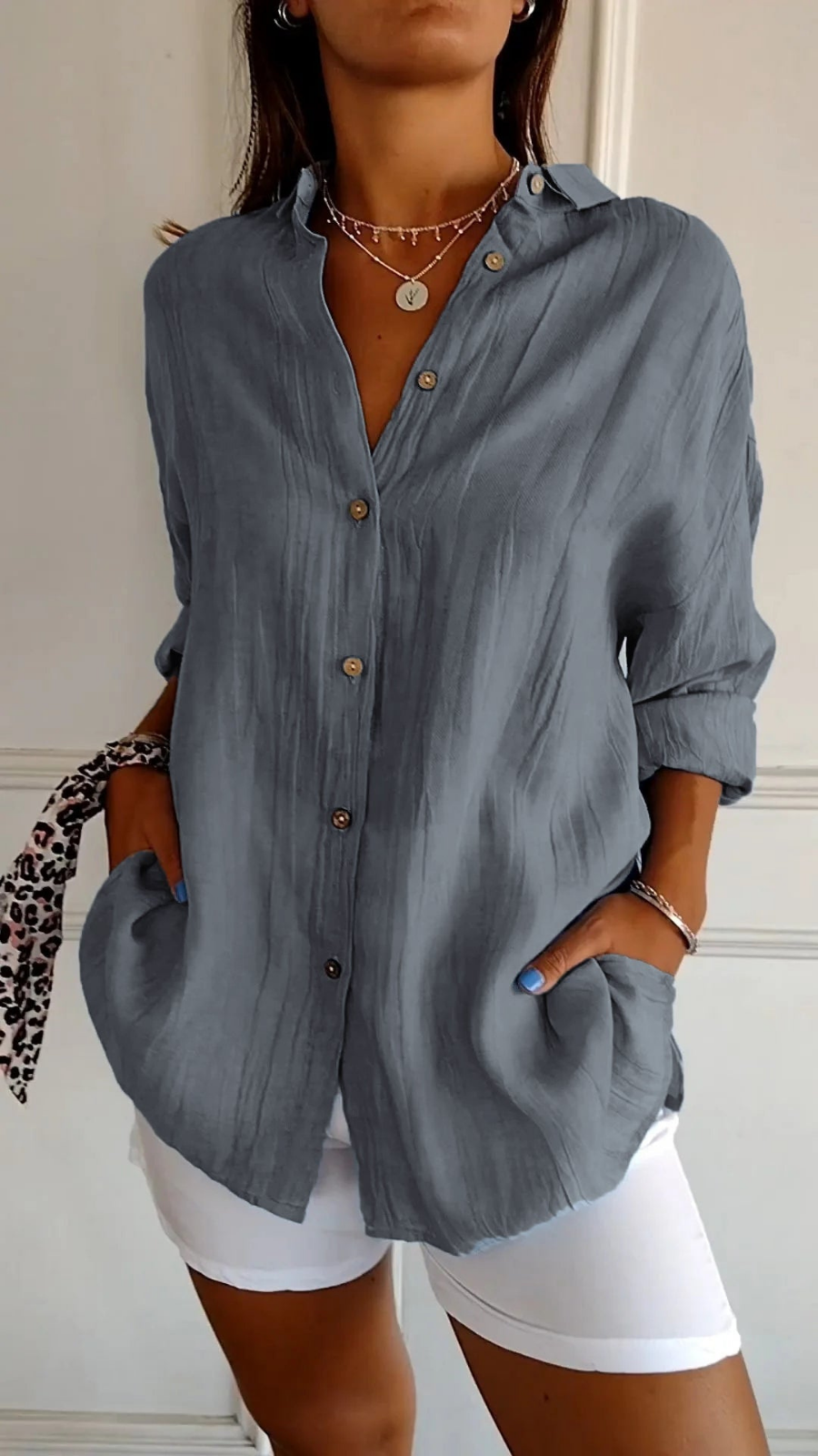 Chloe | Oversized Button-Down Shirt