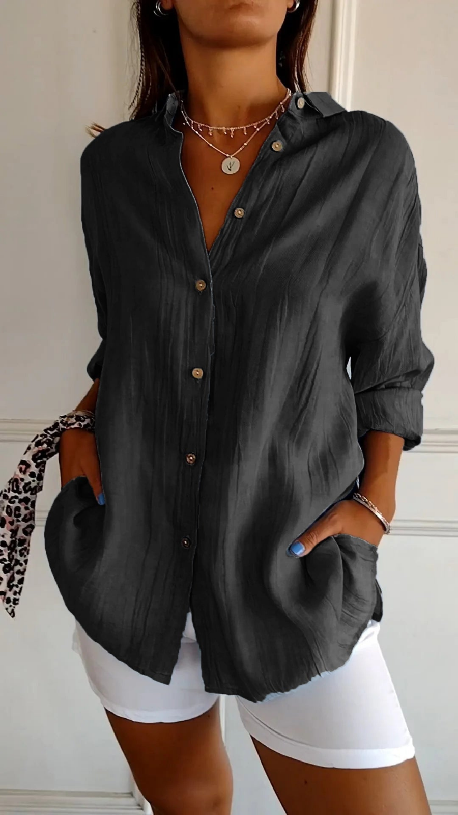 Chloe | Oversized Button-Down Shirt