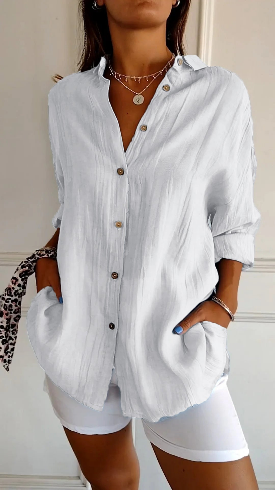 Chloe | Oversized Button-Down Shirt