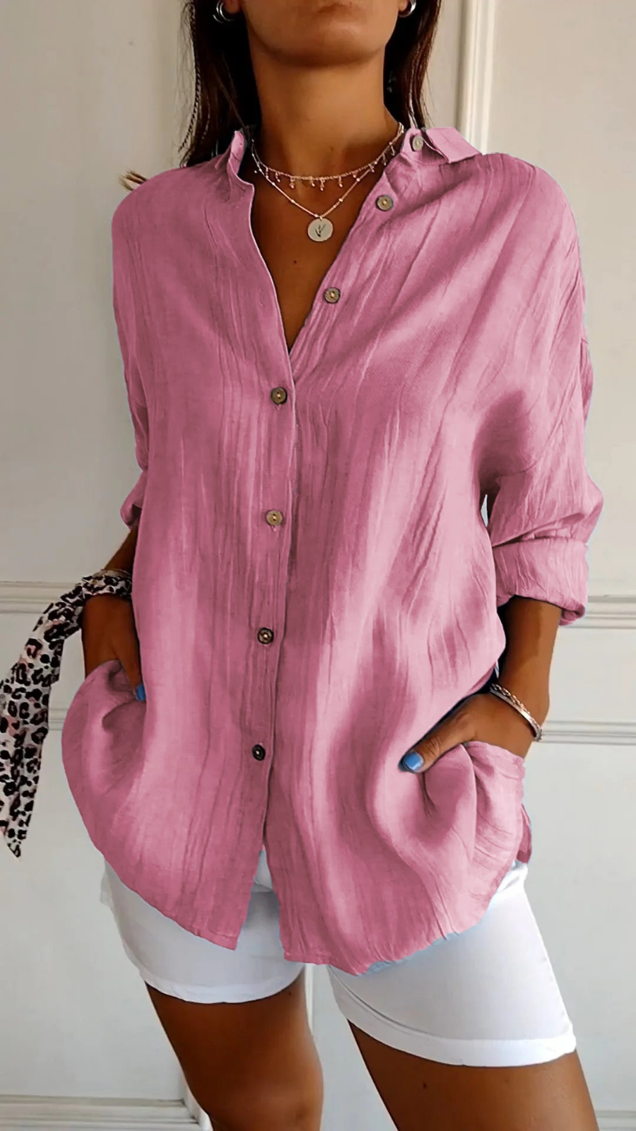 Chloe | Oversized Button-Down Shirt