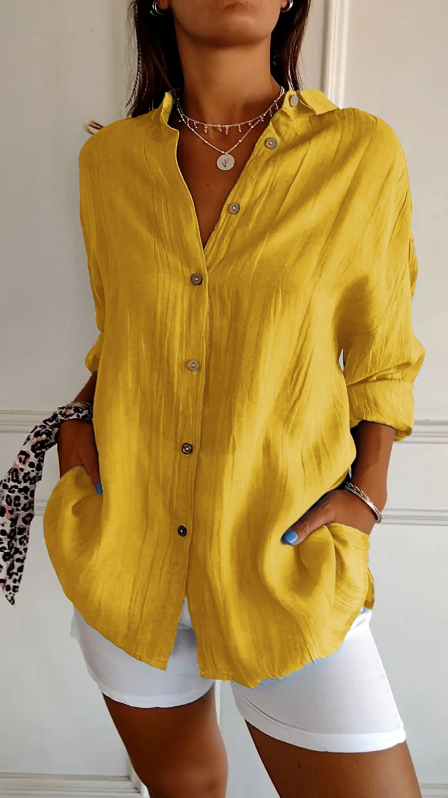 Chloe | Oversized Button-Down Shirt