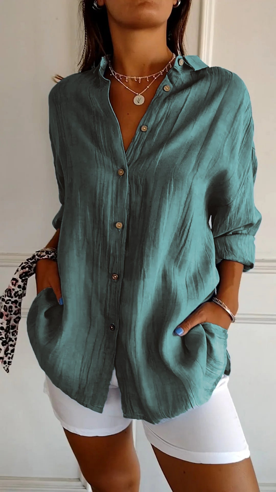Chloe | Oversized Button-Down Shirt