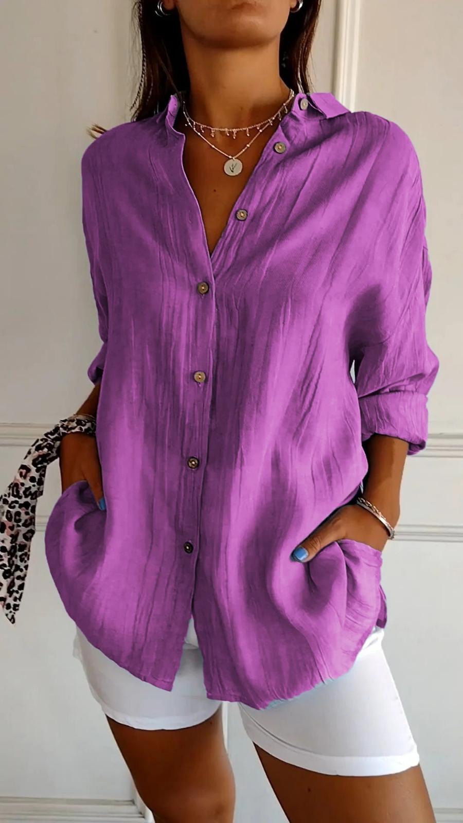 Chloe | Oversized Button-Down Shirt