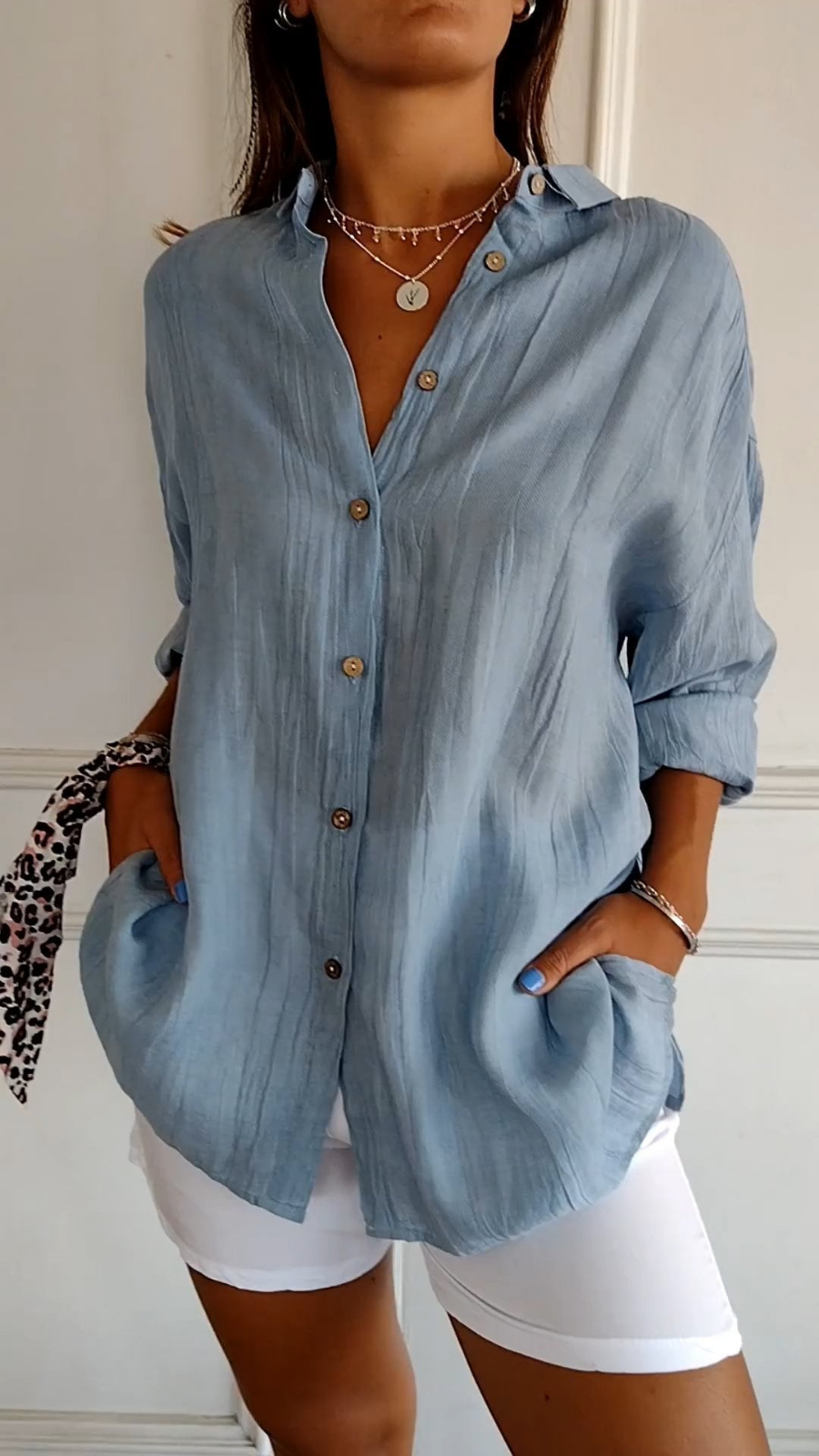 Chloe | Oversized Button-Down Shirt