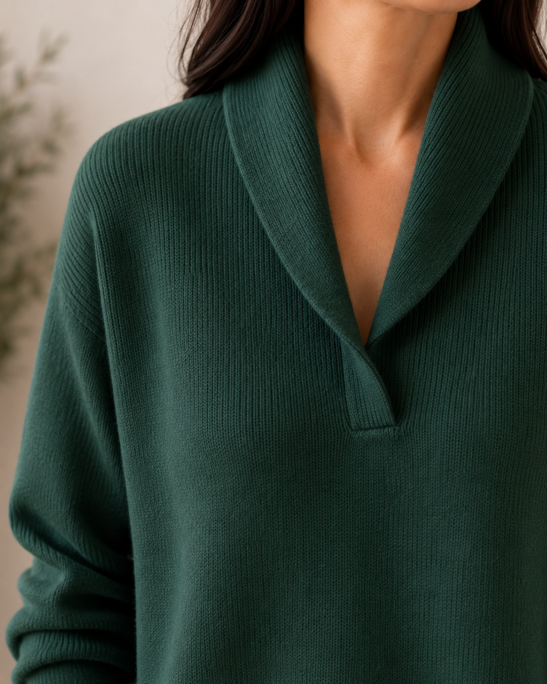 Marlene | Shawl Collar Jumper
