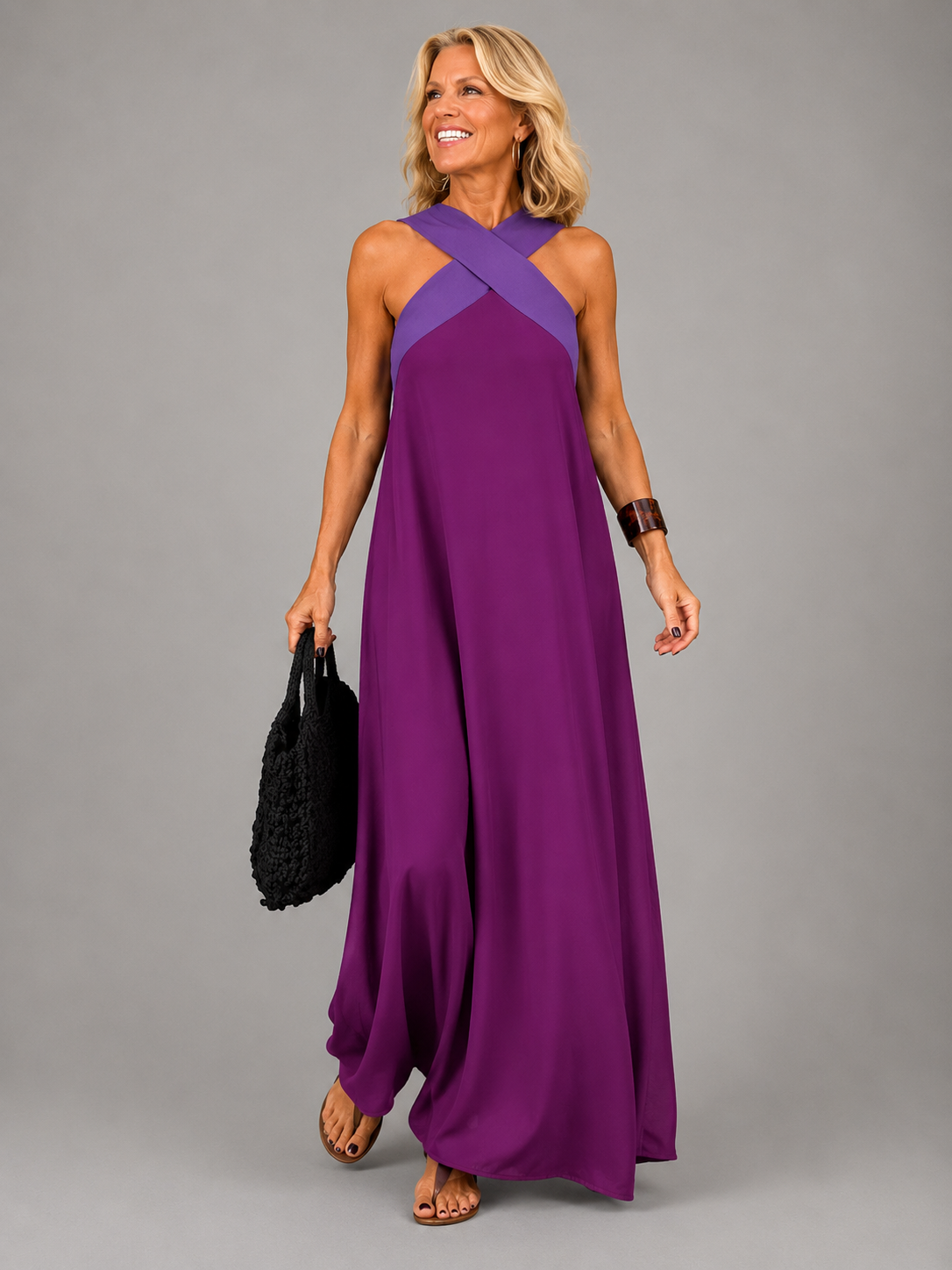 Velora | Crossover Maxi Dress