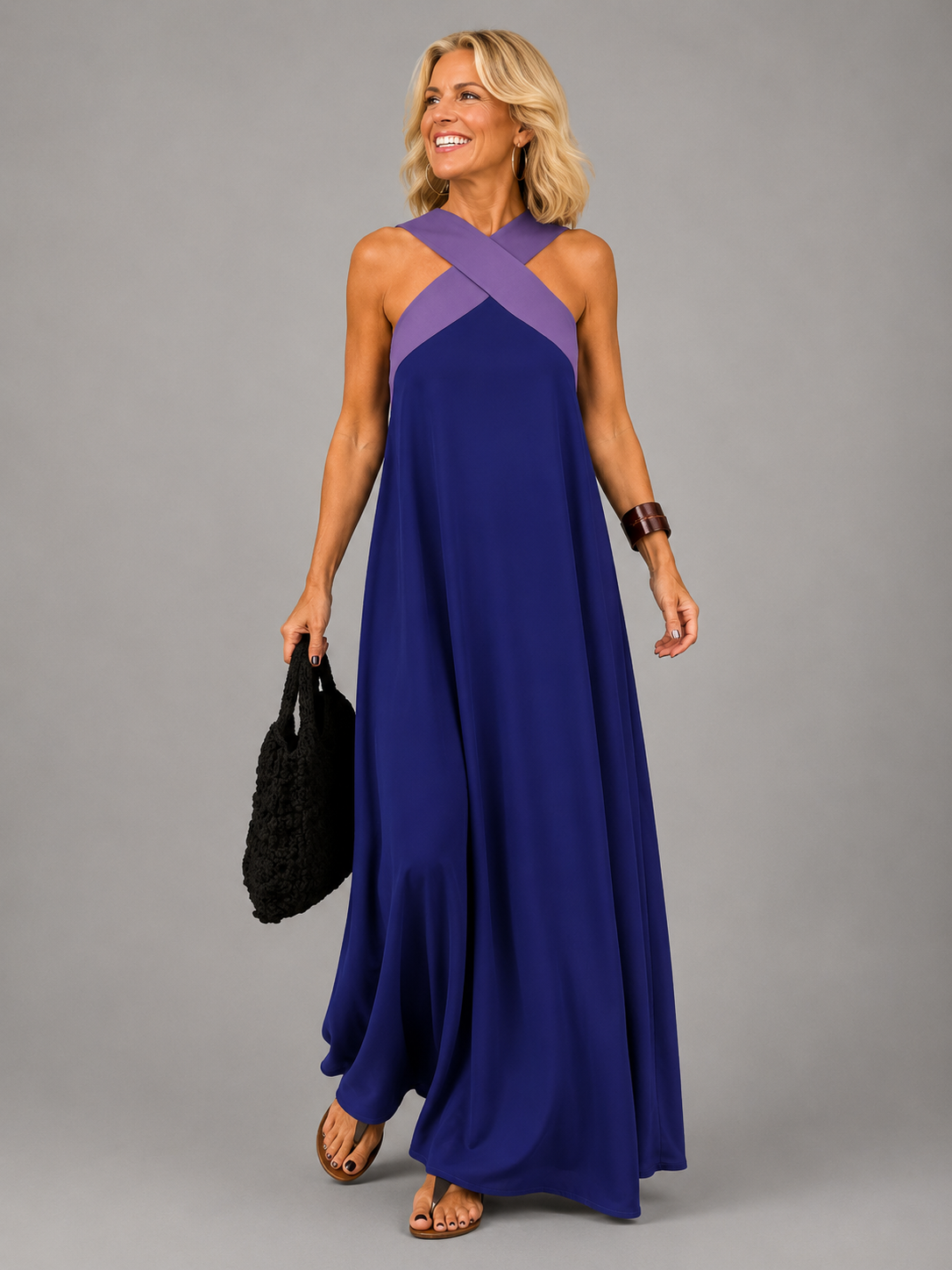 Velora | Crossover Maxi Dress