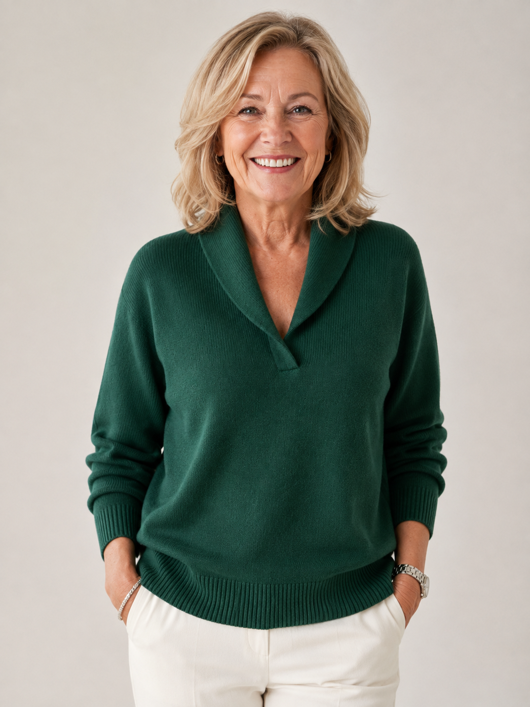 Marlene | Shawl Collar Jumper