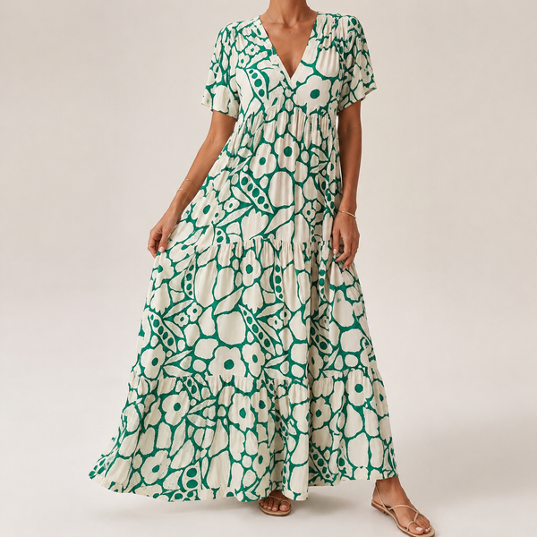 Clara | Boho Midi Dress