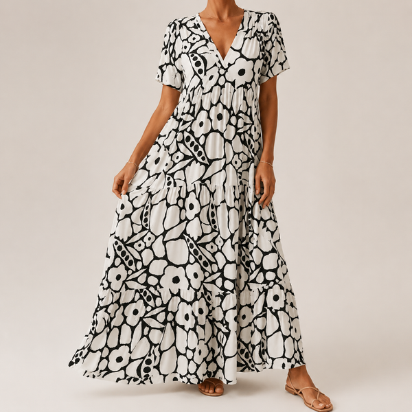 Clara | Boho Midi Dress