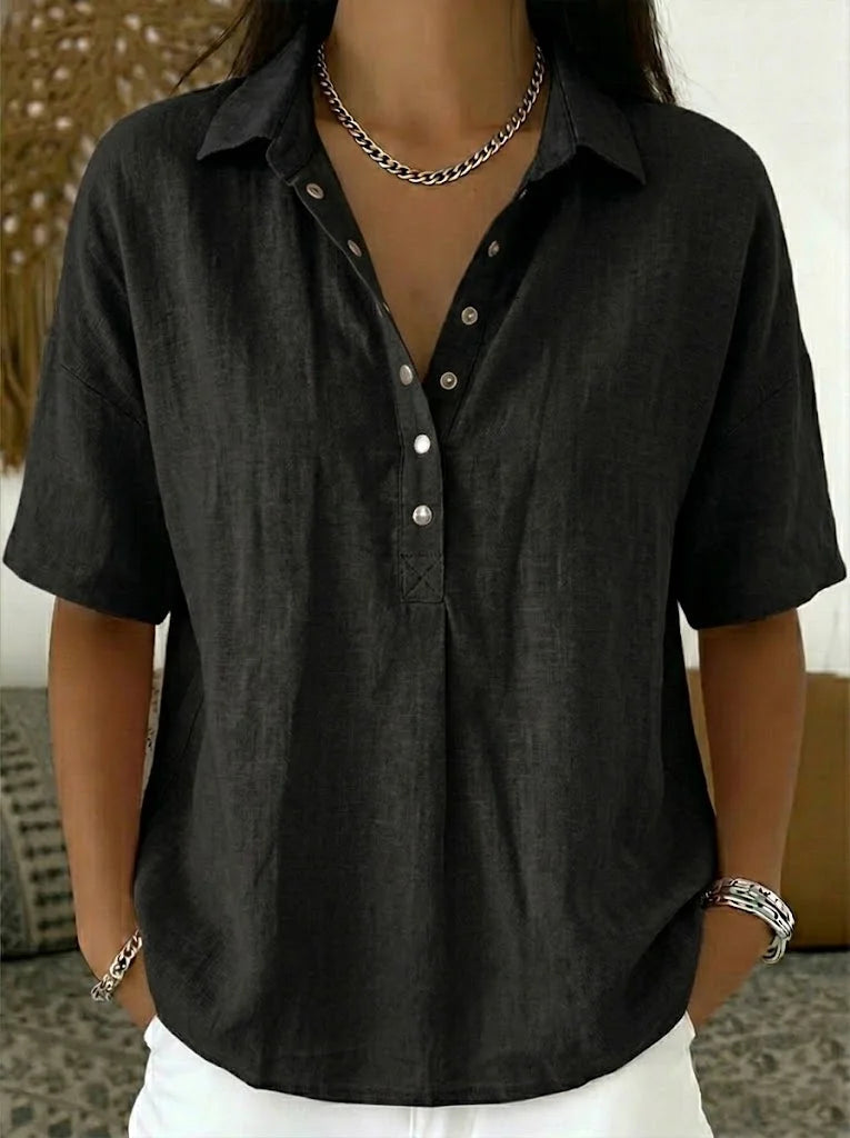 Delise | Classic Collar Blouse