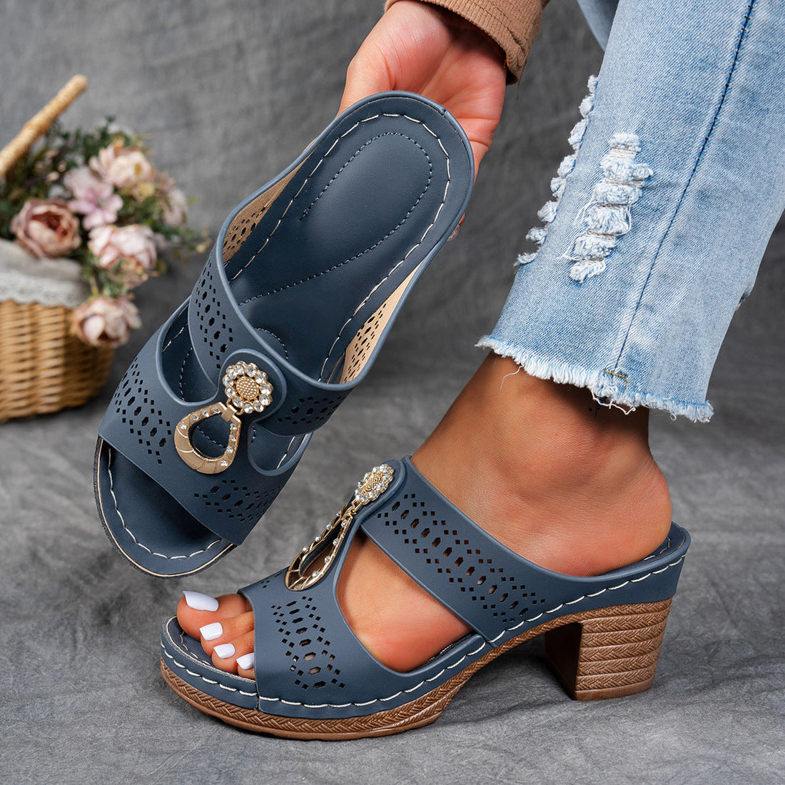 Linda | Comfort Heeled Sandals