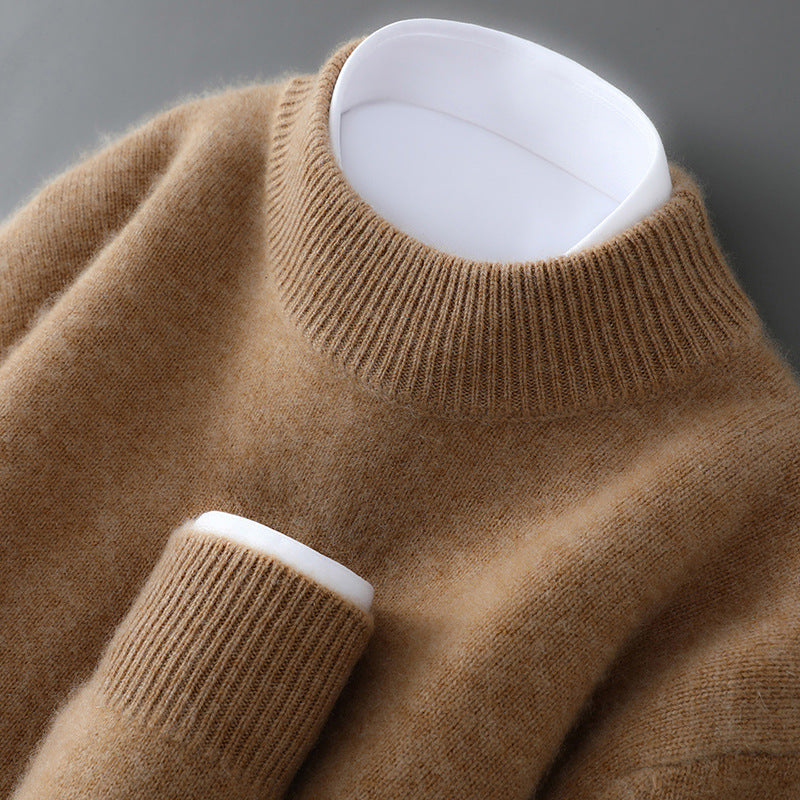High Neck Wool-Blend Jumper