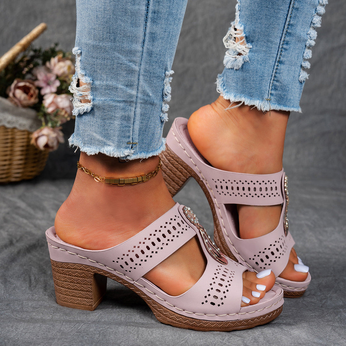 Linda | Comfort Heeled Sandals