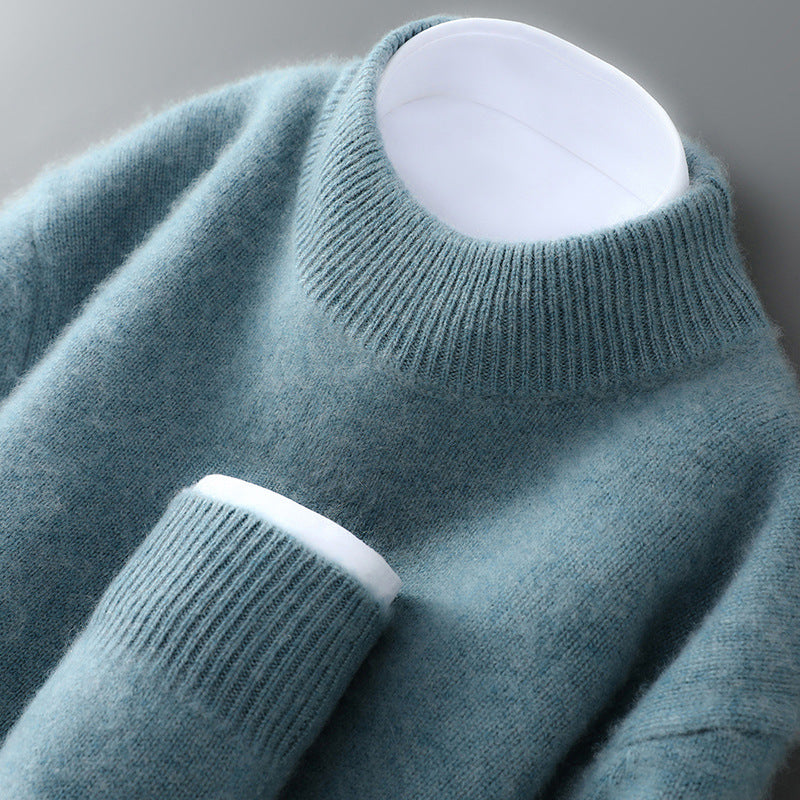 High Neck Wool-Blend Jumper