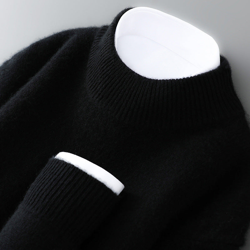 High Neck Wool-Blend Jumper