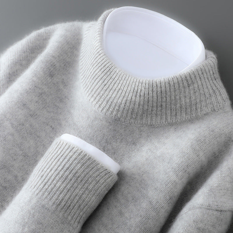 High Neck Wool-Blend Jumper