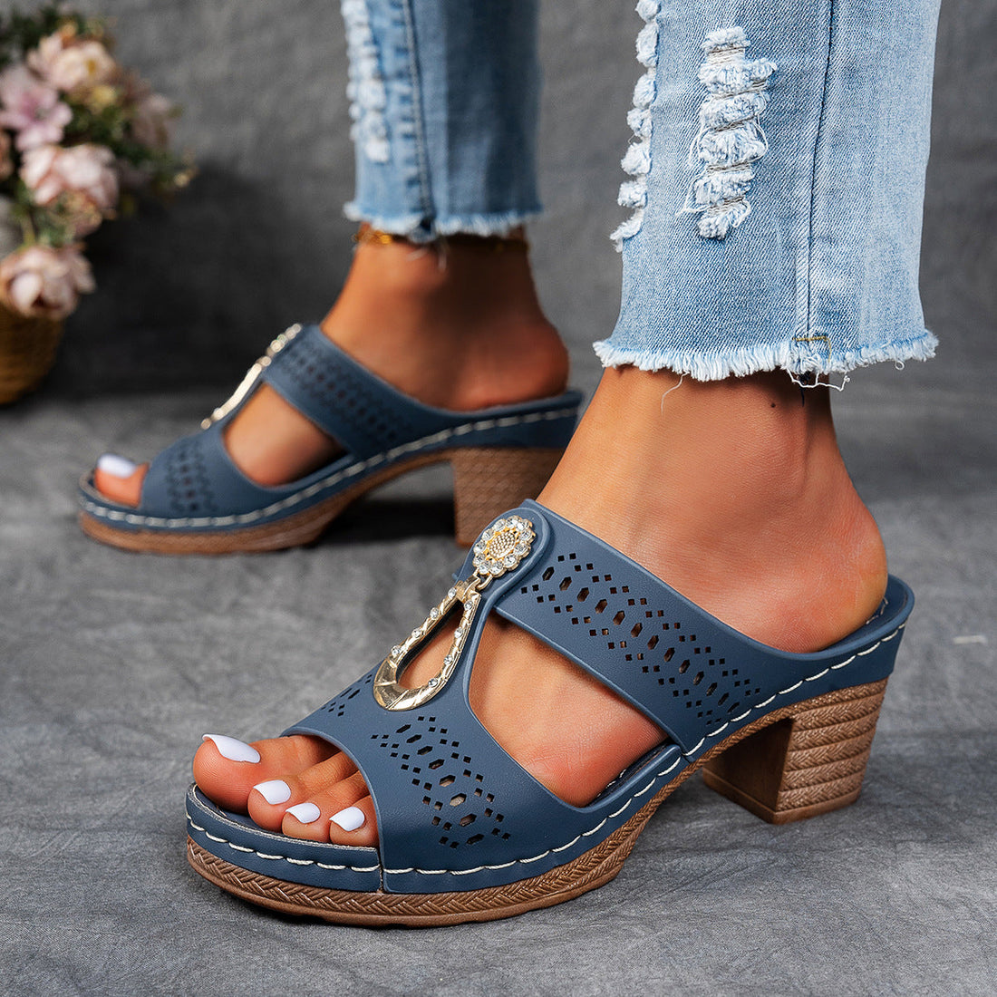 Linda | Comfort Heeled Sandals