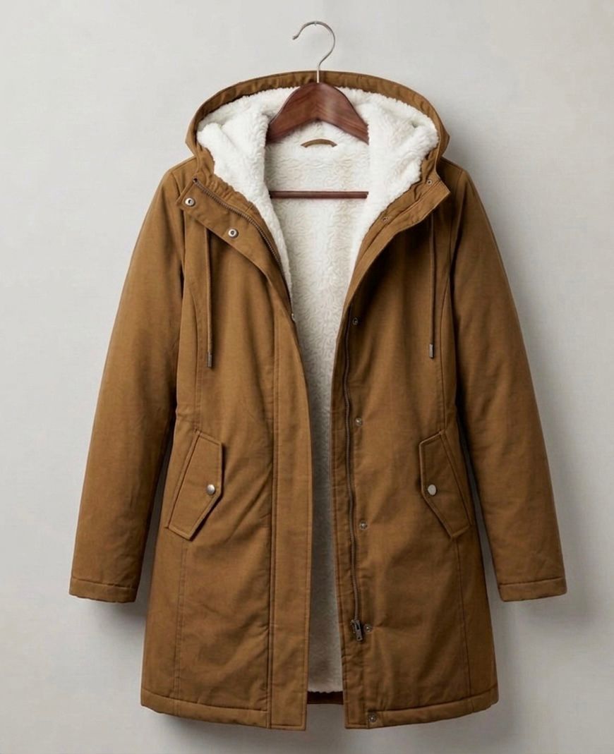 Amelie | Hooded Long Rain Parka