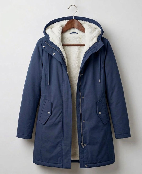 Amelie | Hooded Long Rain Parka
