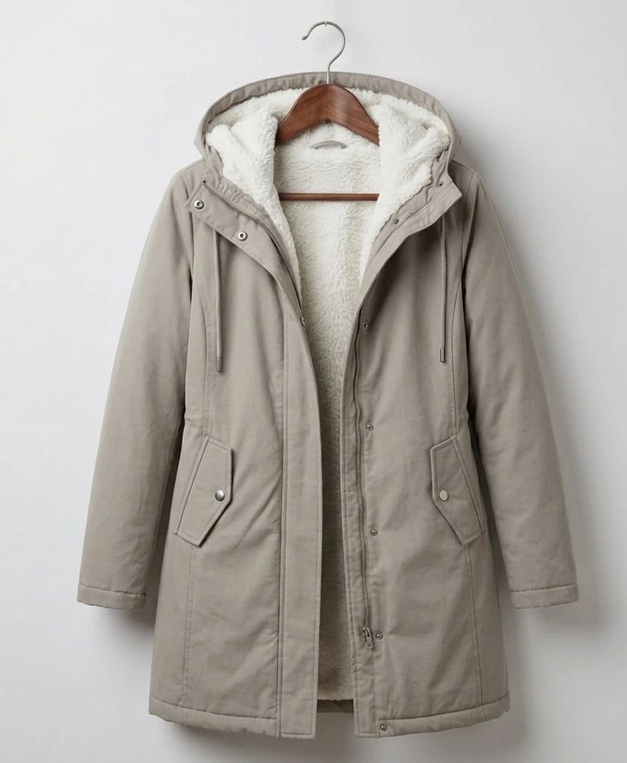 Amelie | Hooded Long Rain Parka
